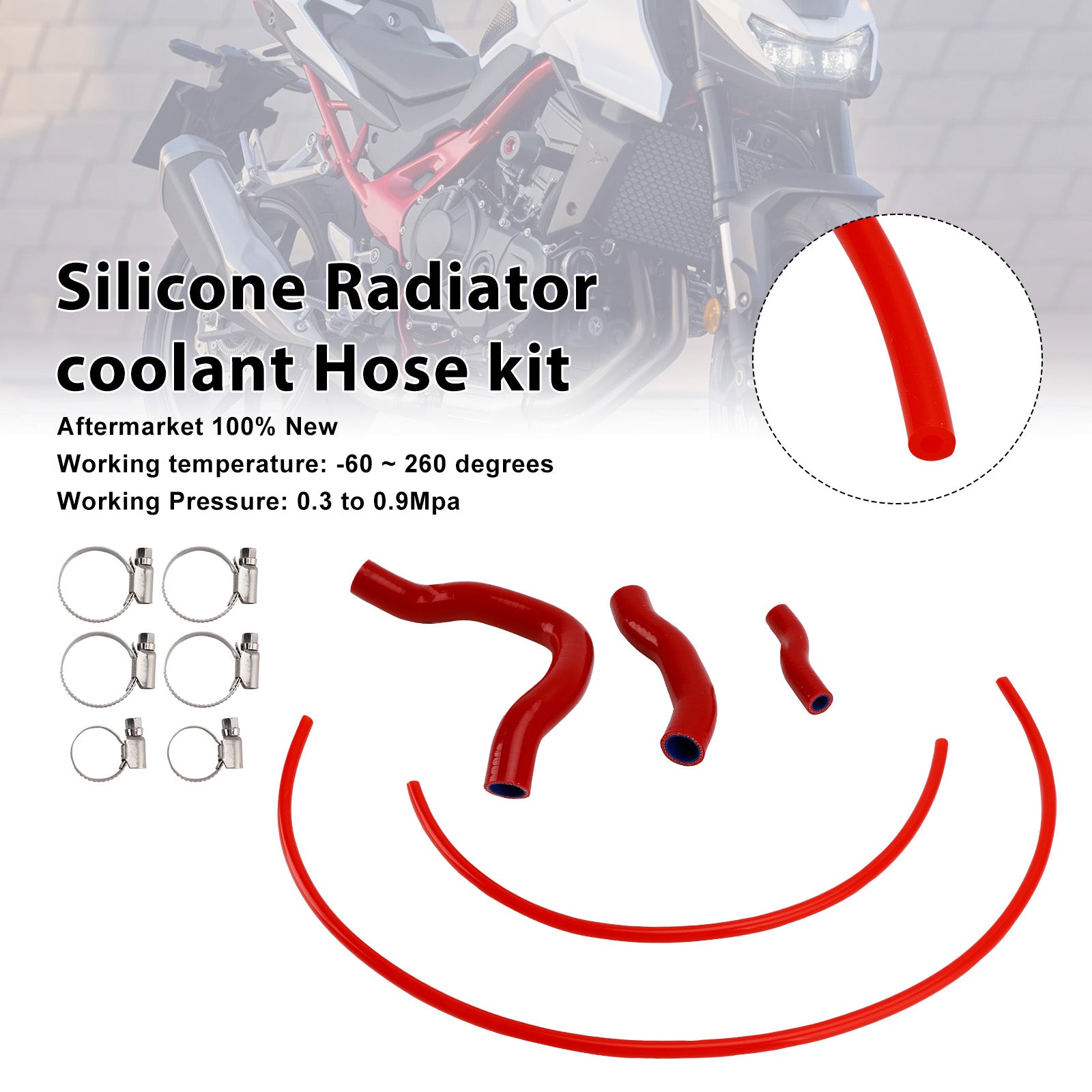 2023-2025 Honda XL750 Transalp Silicone Radiator coolant Hose Kit