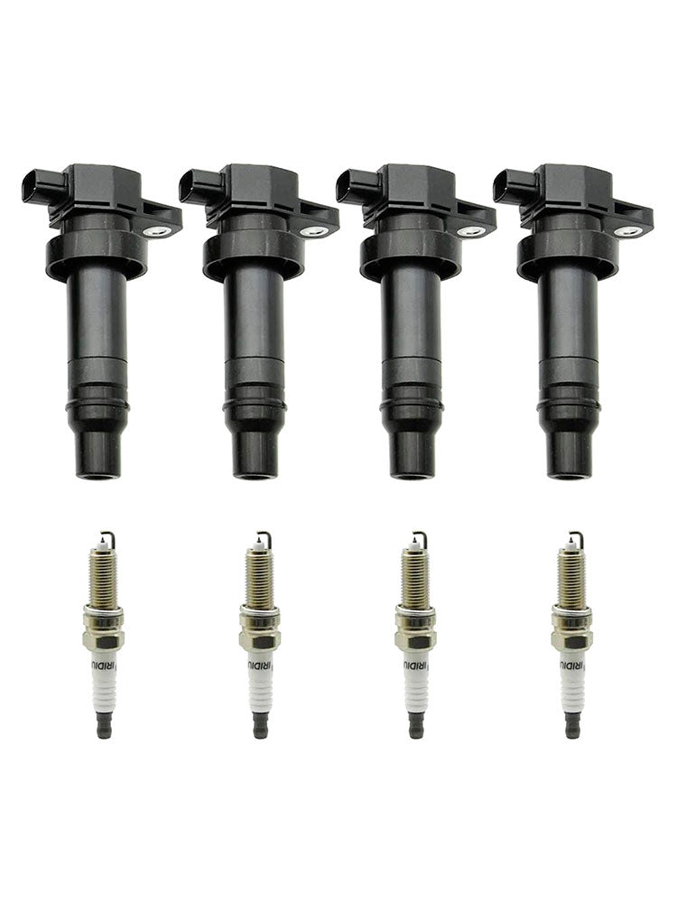 2018-2019 Hyundai Elantra GT 1.6L L4 Ignition Coil +Spark Plug UF636 4Pcs