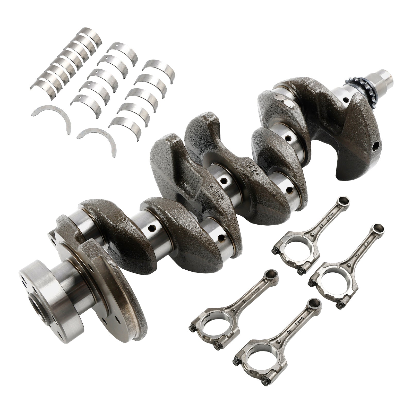 2013-2017 Hyundai Accent SE Hatchback 4-Door G4FD Crankshaft & Rods & Bearing 209102BB03