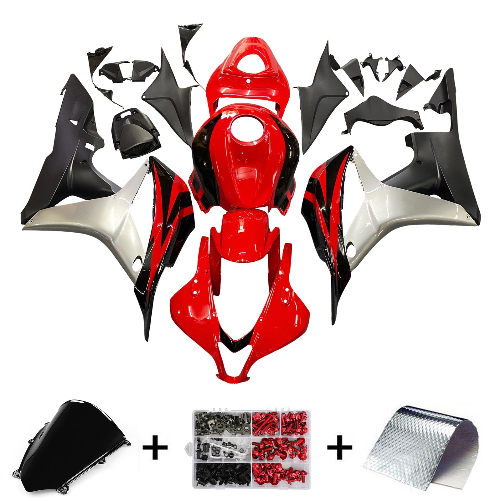Injection Fairing Kit Bodywork Plastic ABS fit For Honda CBR600RR 2007-2008