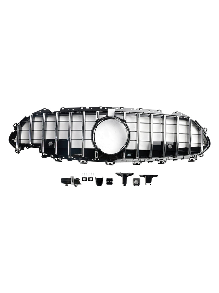2018 2019 2020 2021 2022 2023 2024 Mercedes CLS C257 W257 Coupe Chrome Front Bumper Grille Grill