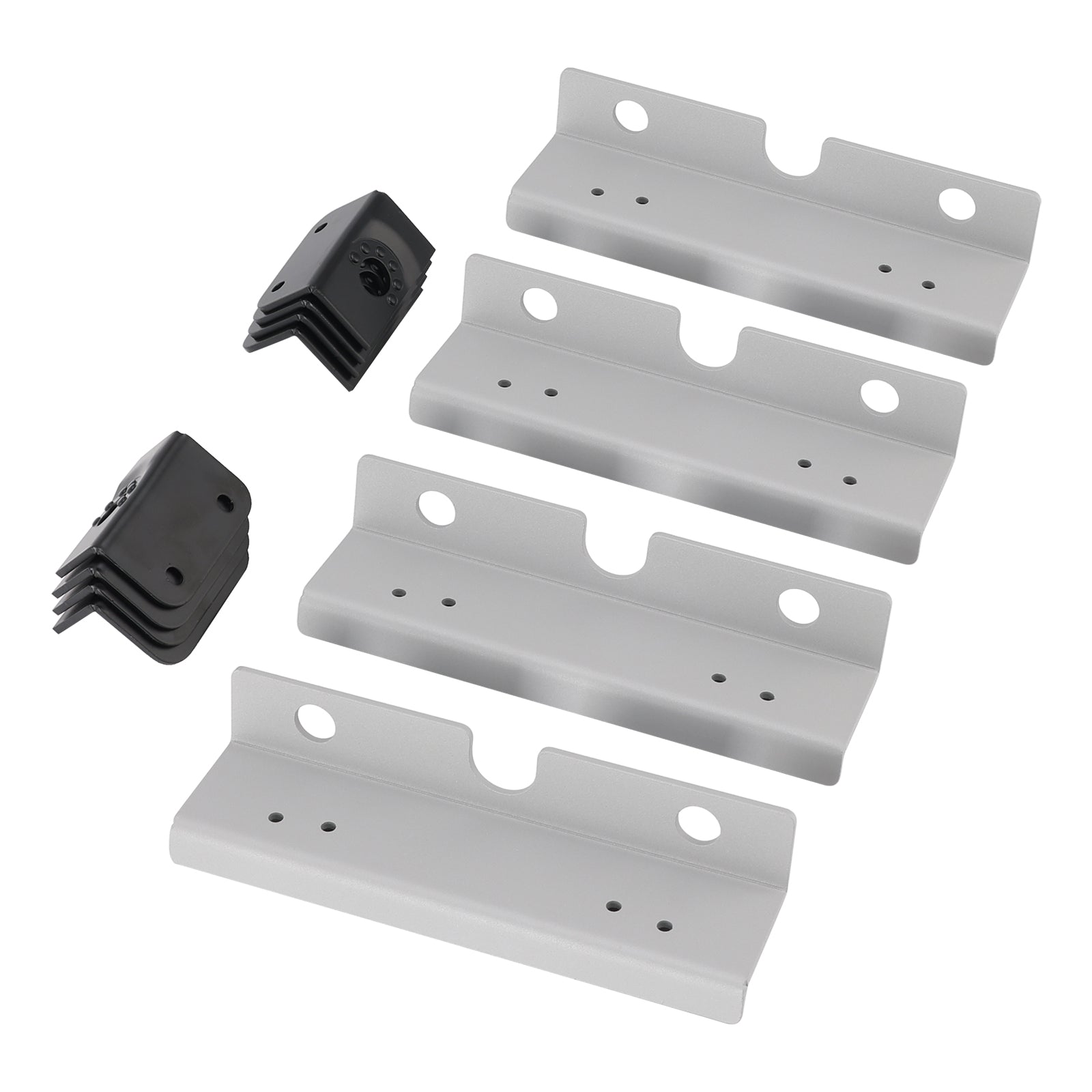 12x Seat Mounting Reinforcement Plates/Brackets For VW T5 T6 2 + 1 Rear Seats