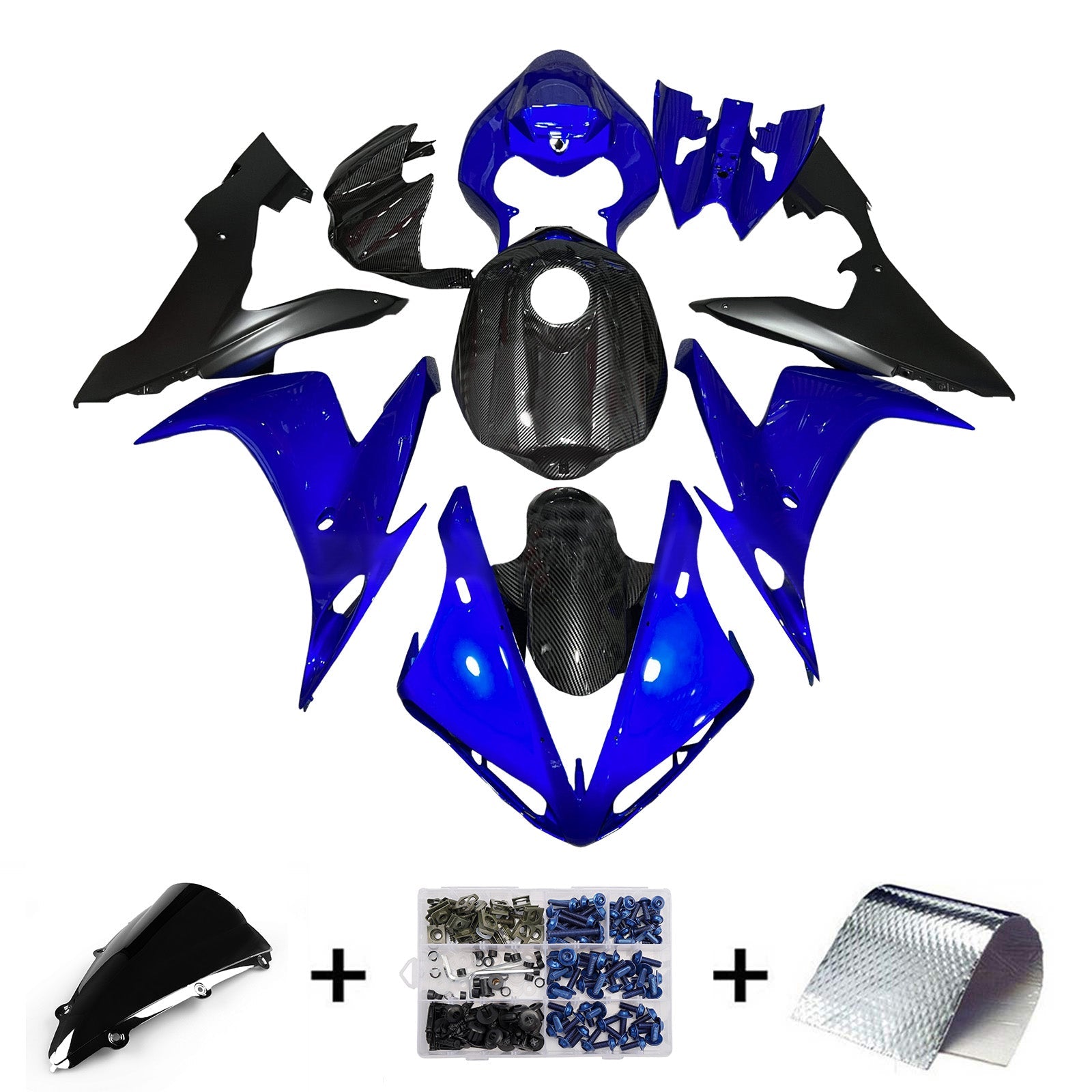 Injection Fairing Kit Bodywork Plastic ABS For Yamaha YZFR1 YZF-R1 2004-2006