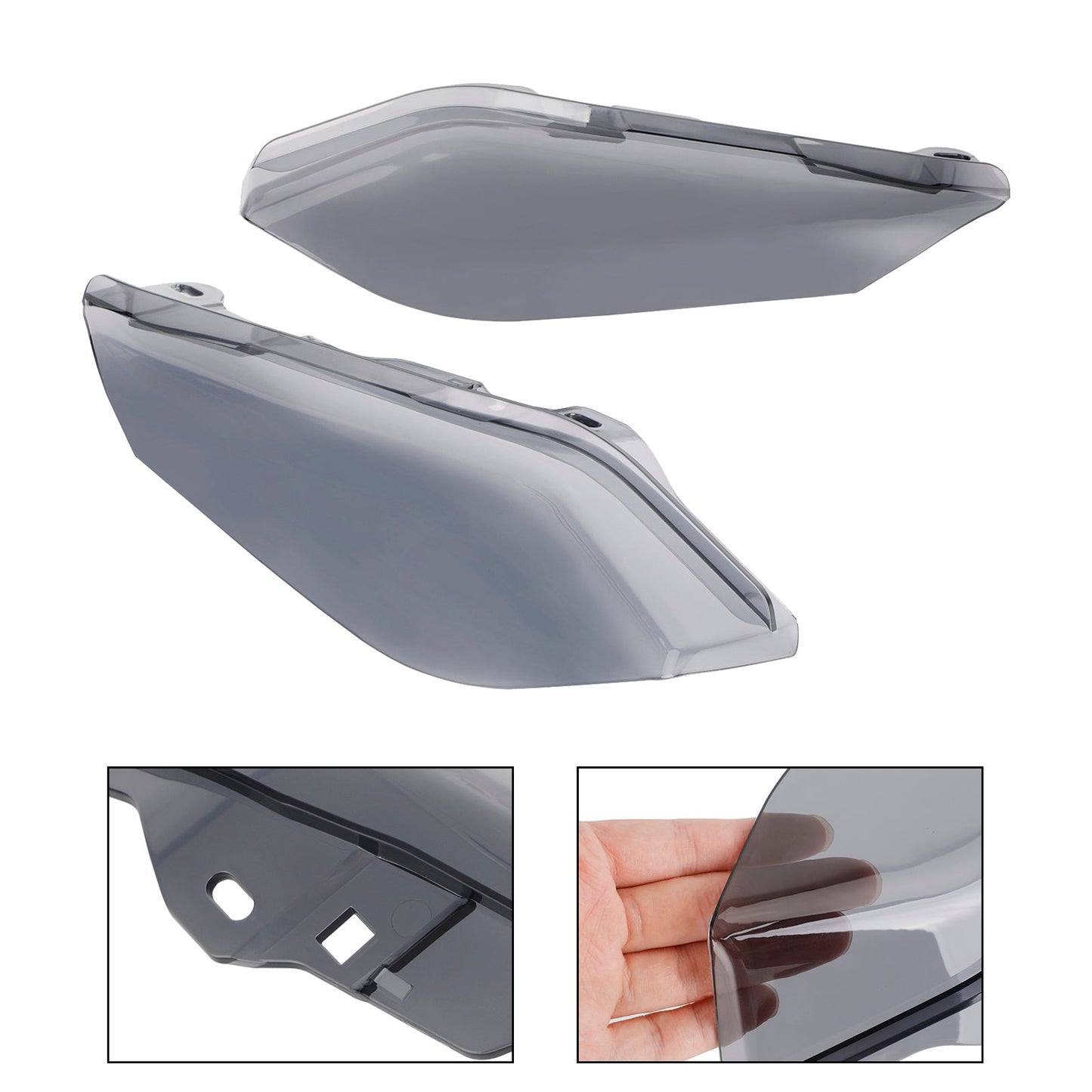 09-16 Touring and Trike models Mid-Frame Air Heat Deflector Trim Shield fit for