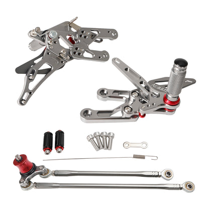 Honda CBR 600 RR PC37 03-06 CBR 1000 RR SC57 04-07 Rearsets Footpegs Grey