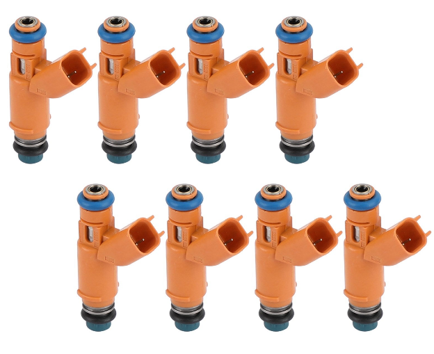 8pcs Fuel Injectors 2W93-AA Fit Land Rover Range Rover Jaguar 4.2L 4.4L V8 Generic