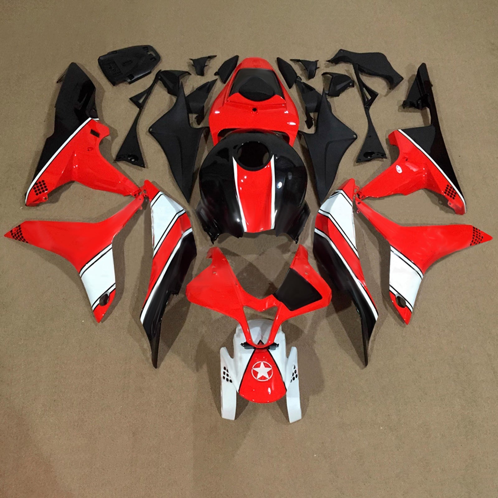 Injection Fairing Kit Bodywork Plastic ABS For Honda CBR600RR 2007-2008 F5