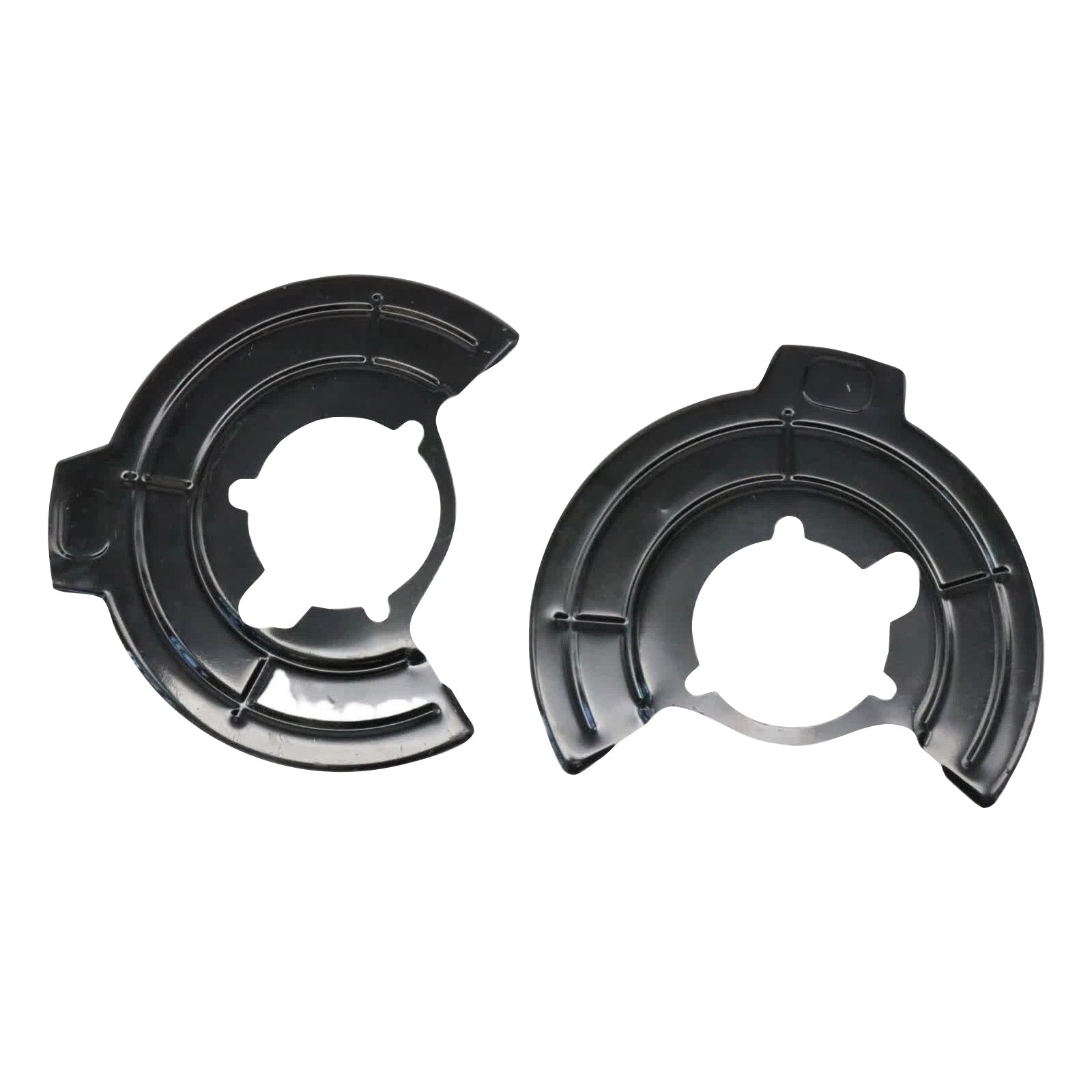 Left & Right Brake Dust Shield 68043286AB Fit Jeep Wrangler JK 2007-2018 Black