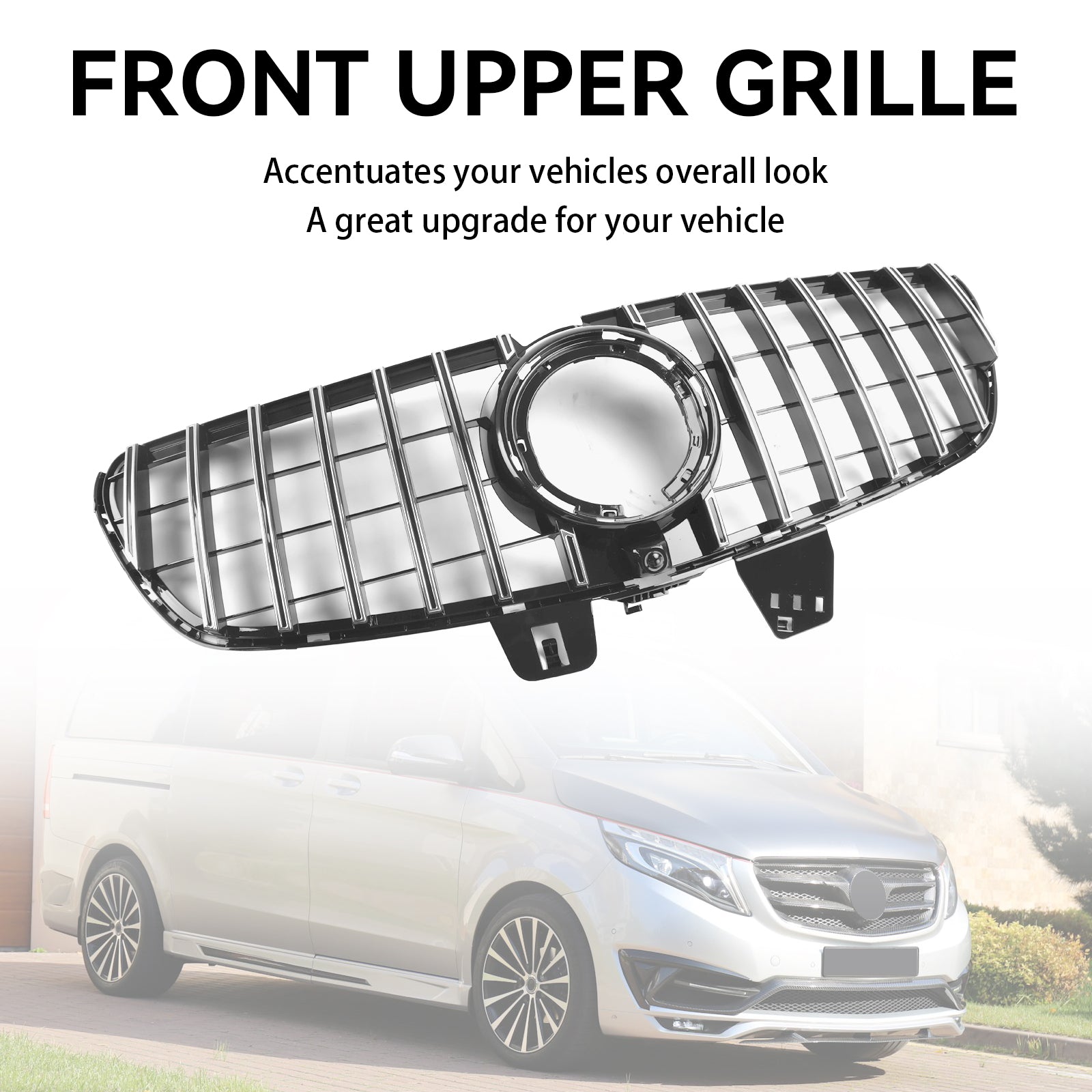 2020 2021 2022 2023 V-Class W447 Mercedes Benz Front Upper Grill Grille