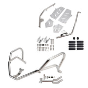 2022-2025 Honda Adv350 Upper Lower Kit Engine Guard Frame Crash Bar Silver