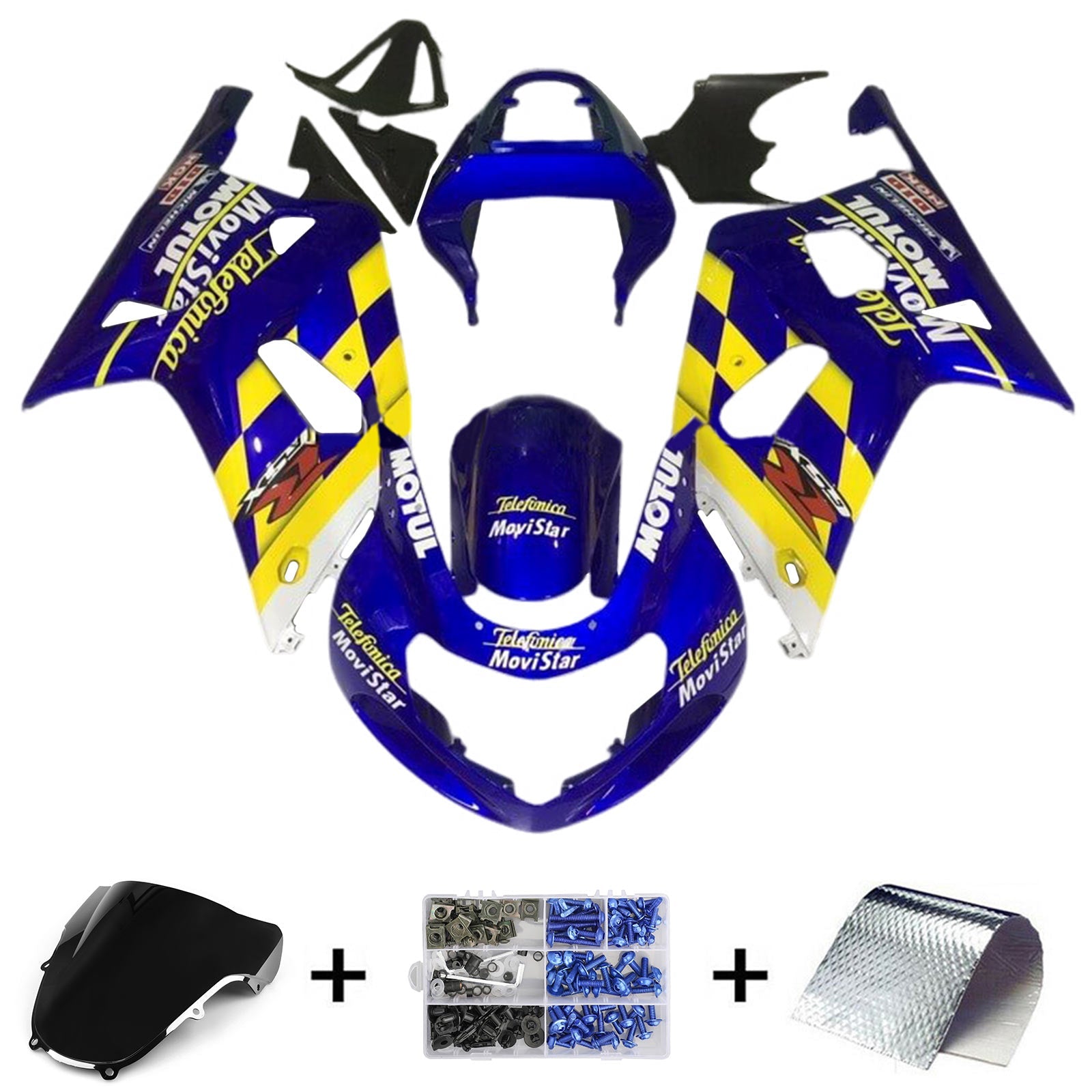 2001-2003 Suzuki GSXR600 GSXR750 2000-2003 K1 Injection Fairing Kit Bodywork