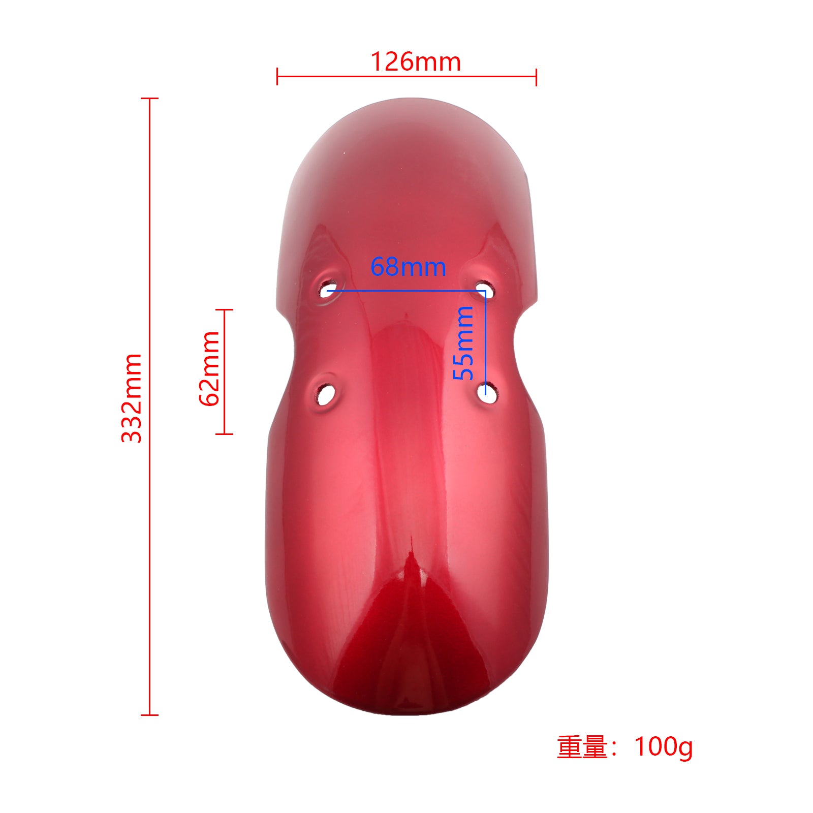 2001-2016 Bonneville T100 Scrambler Thruxton Front Fender Mudguard