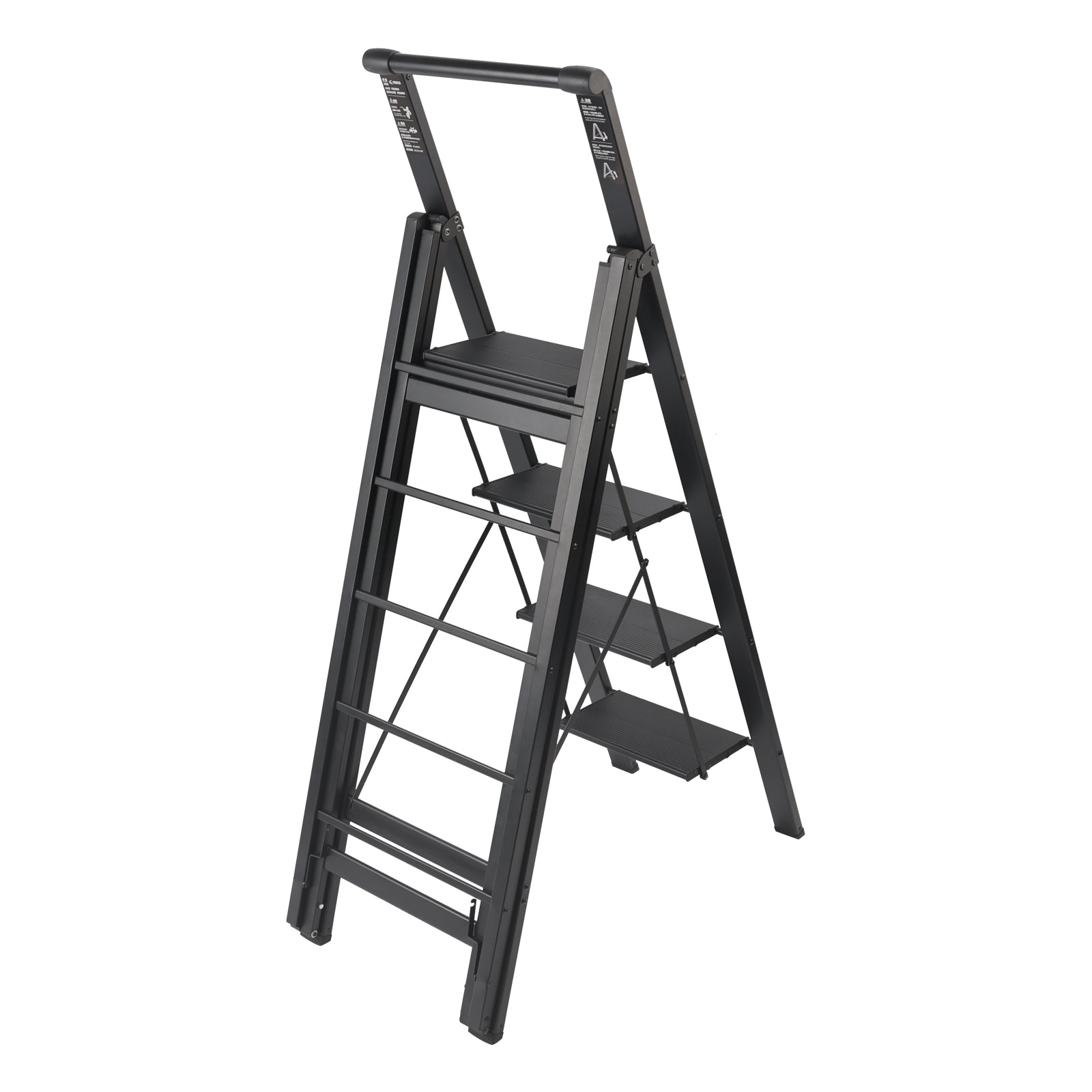 Foldable Drying Rack with Non-slip 4 Step Ladder 330lb Clothing Shoes Drying