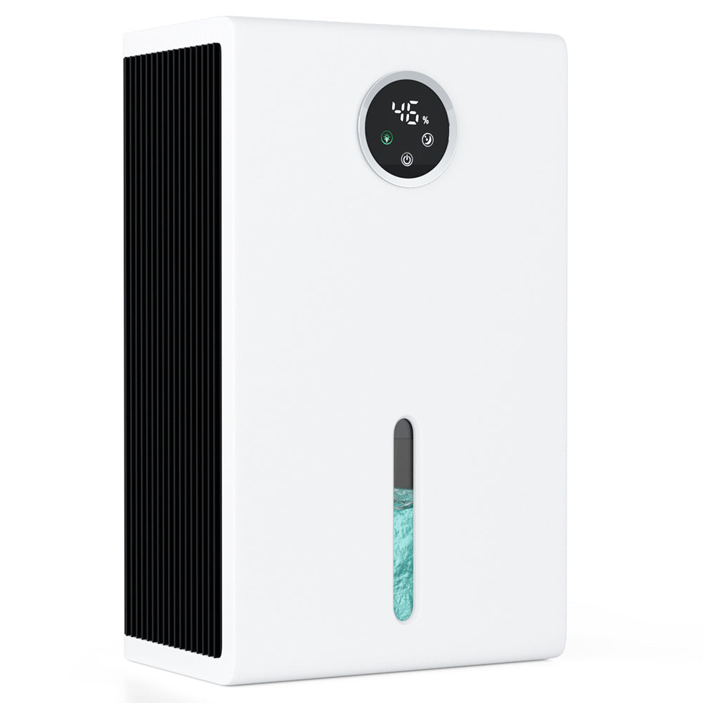 Portable 120oz Dehumidifier: for 1000 sq.ft, Quiet, Energy-Saving, with Air Purification & LED Light