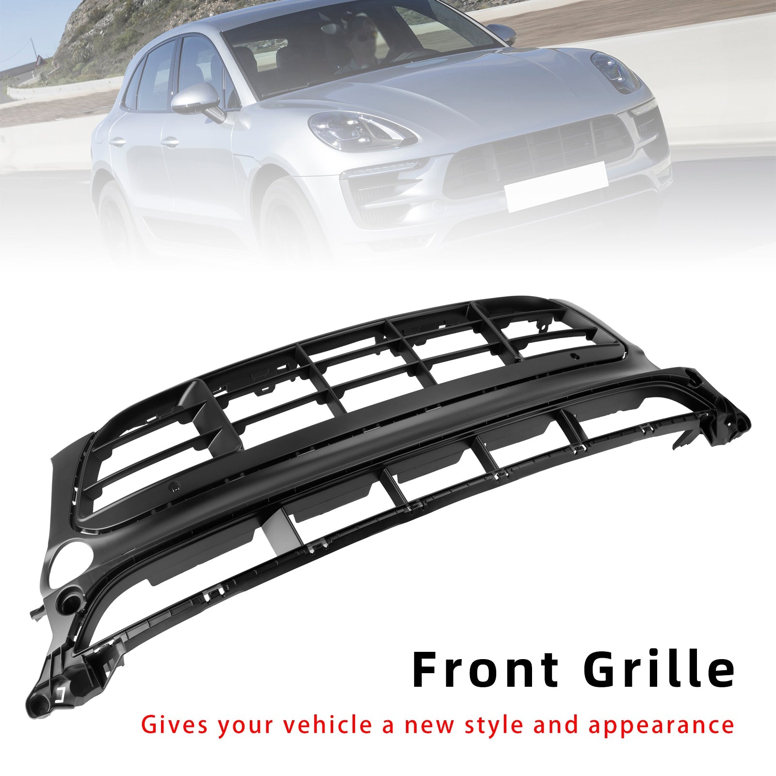 2014-2017 Porsche Macan GTS 95B Front Bumper Grill Grille 95B807683-AG-0K1