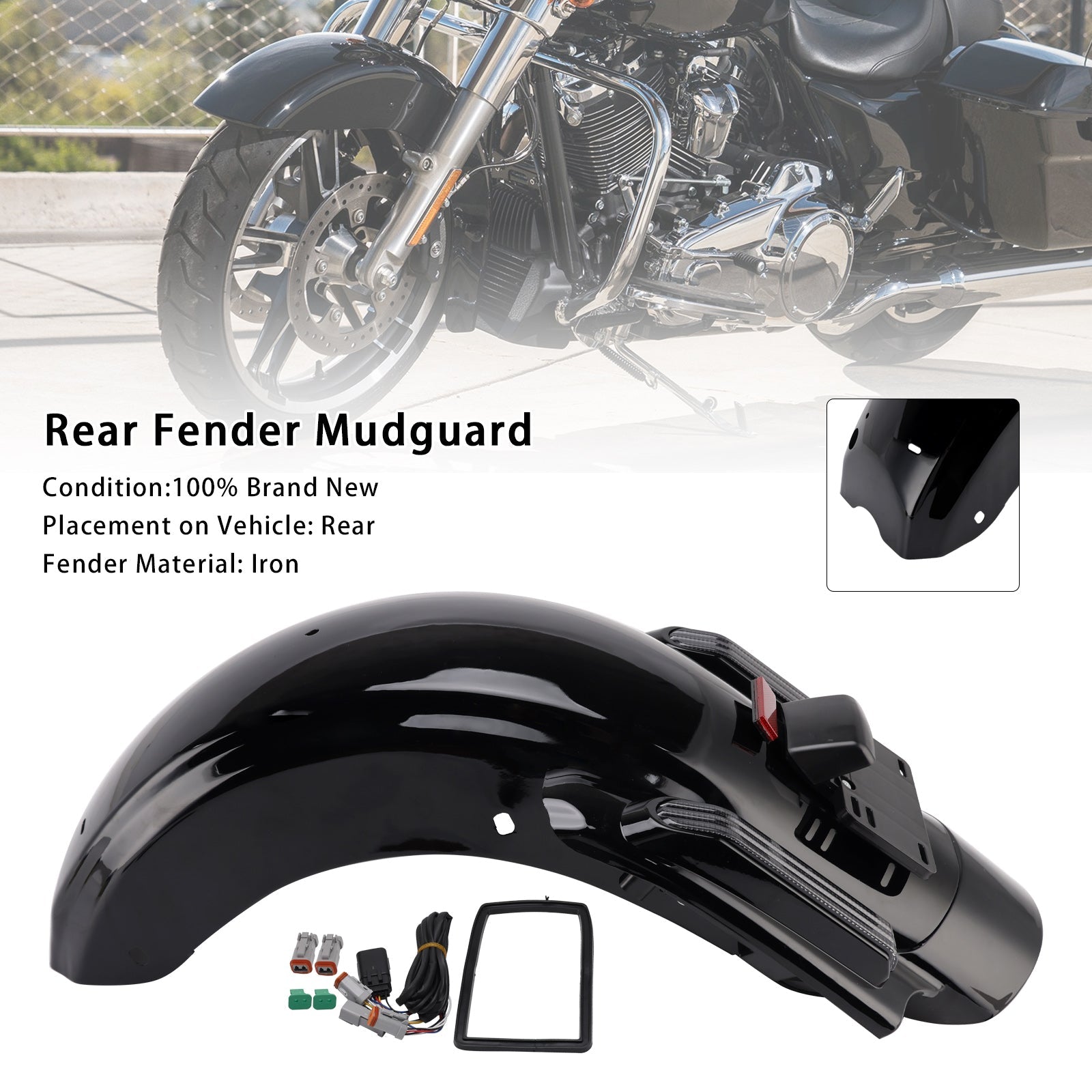 2023-2025 Harley Touring CVO Road Glide FLTRXSE FLTRXSTSE Rear Fender System