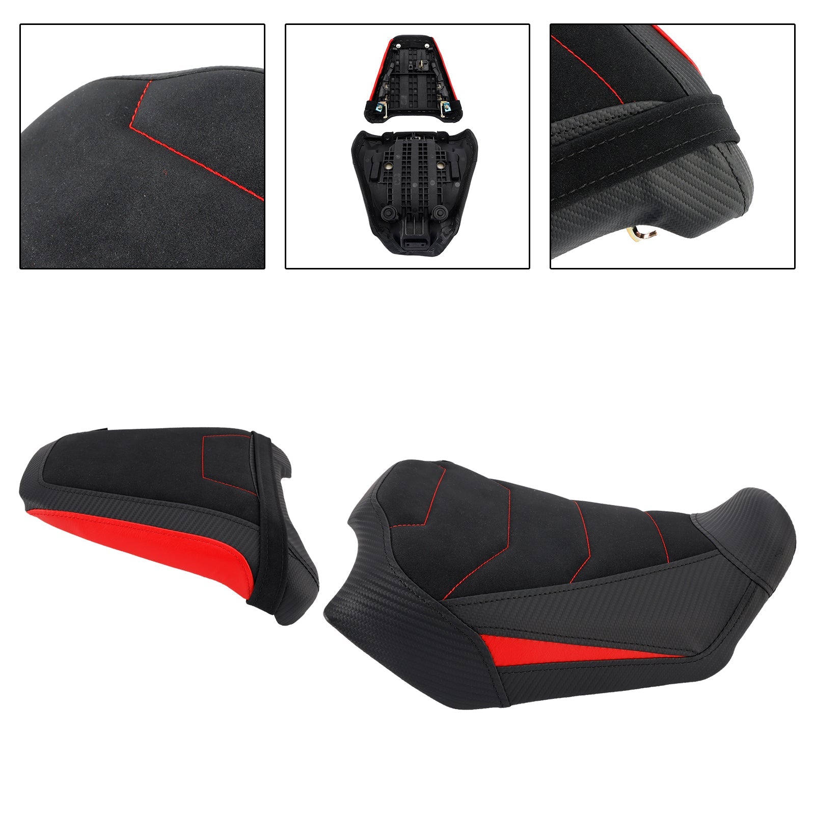 2024-2025 For Honda Cb650R Cbr650R Lower Front W/ Rear Seat Driver Pillion Red2