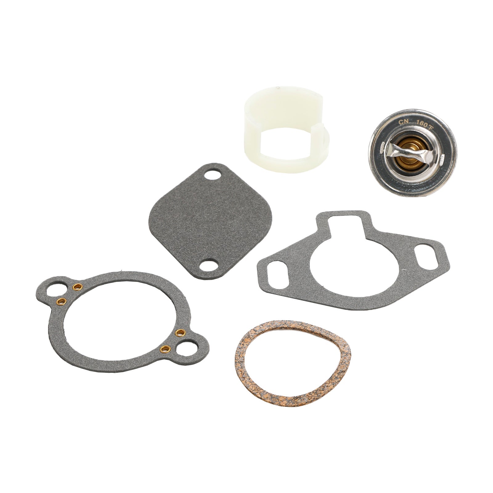 Thermostat Kit 160掳With Plastic Sleeve 807252Q5 807252T2 for MerCruiser