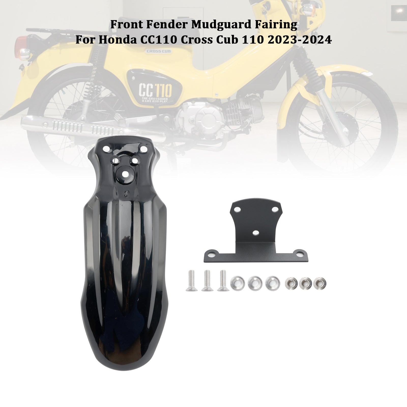 2023-2024 Honda CC110 Cross Cub 110 Front Fender Mudguard Fairing