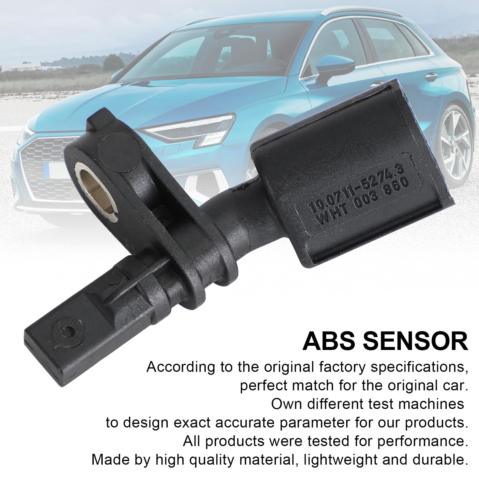 Audi A1 A3 VW Golf Skoda Fabia ABS Wheel Speed Sensor Front Right 6Q0927804B