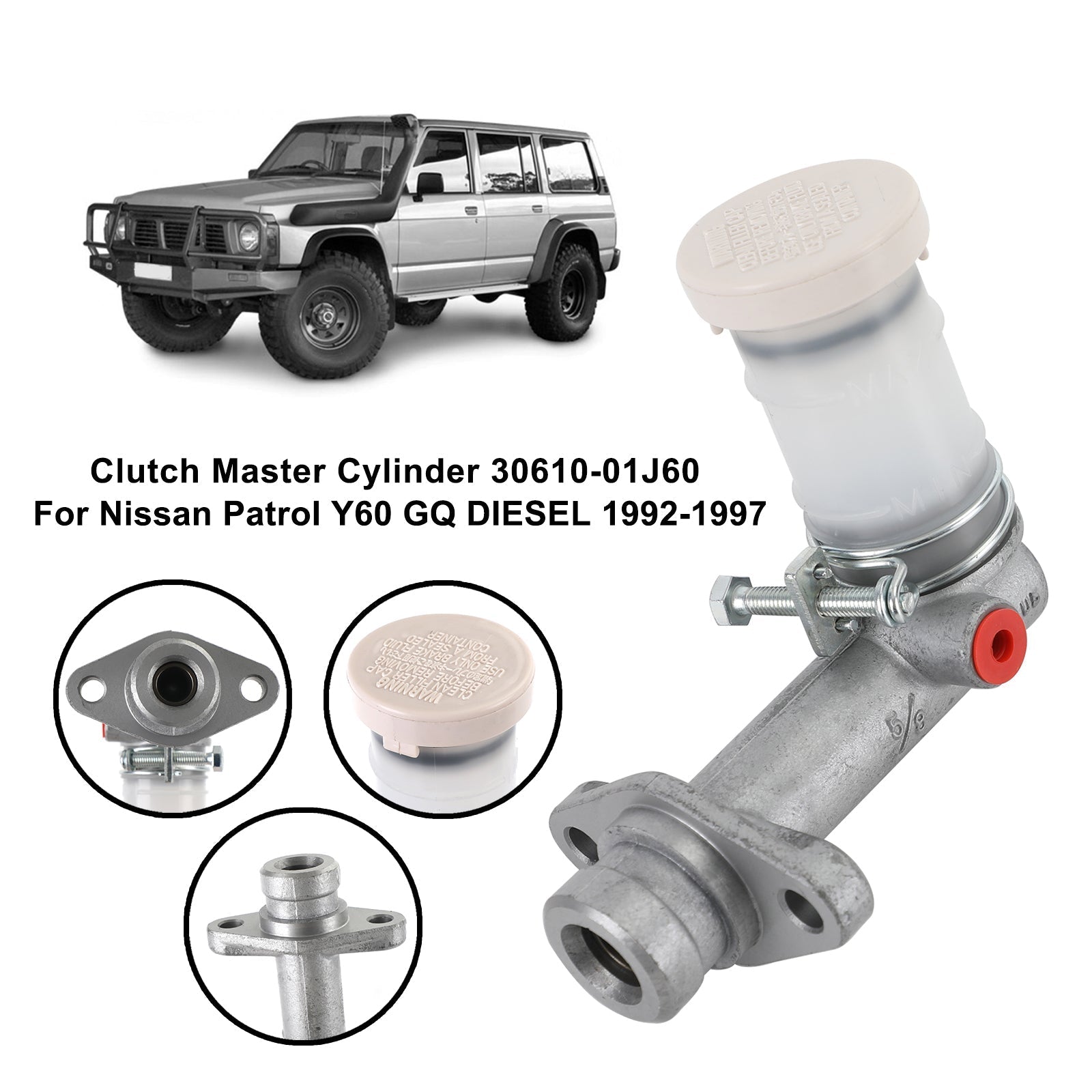 1992-1997 Nissan Patrol Y60 GQ DIESEL Clutch Master Cylinder 30610-01J60 Generic
