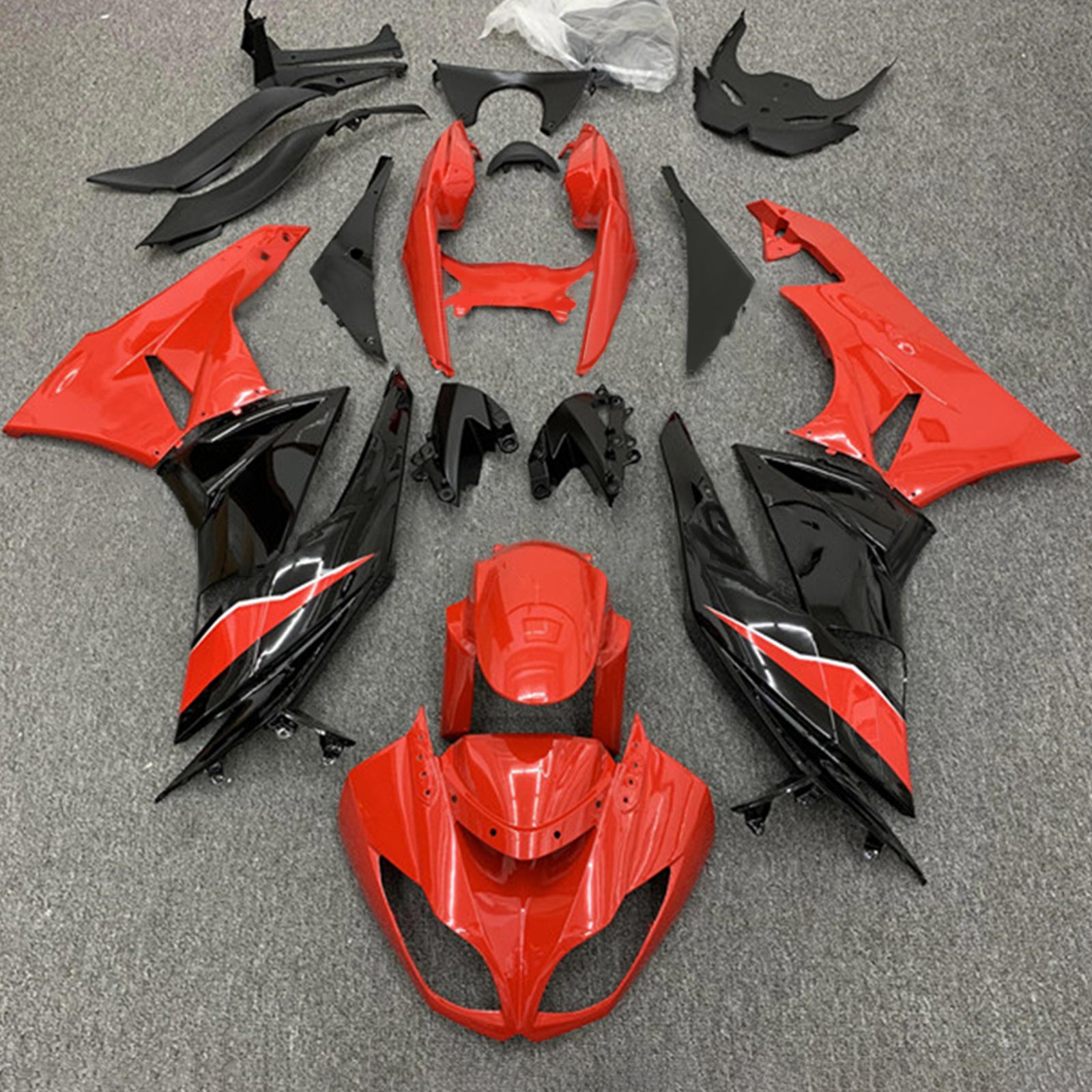 2009-2012 Kawasaki ZX6R 636 Fairing Kit Bodywork Plastic ABS