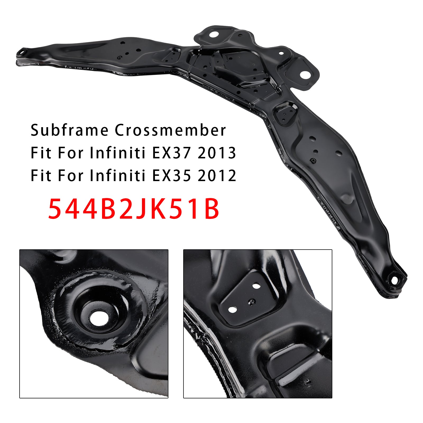 2013 Infiniti EX37 Front Crossmember Subframe Bracket 544B2JK50B