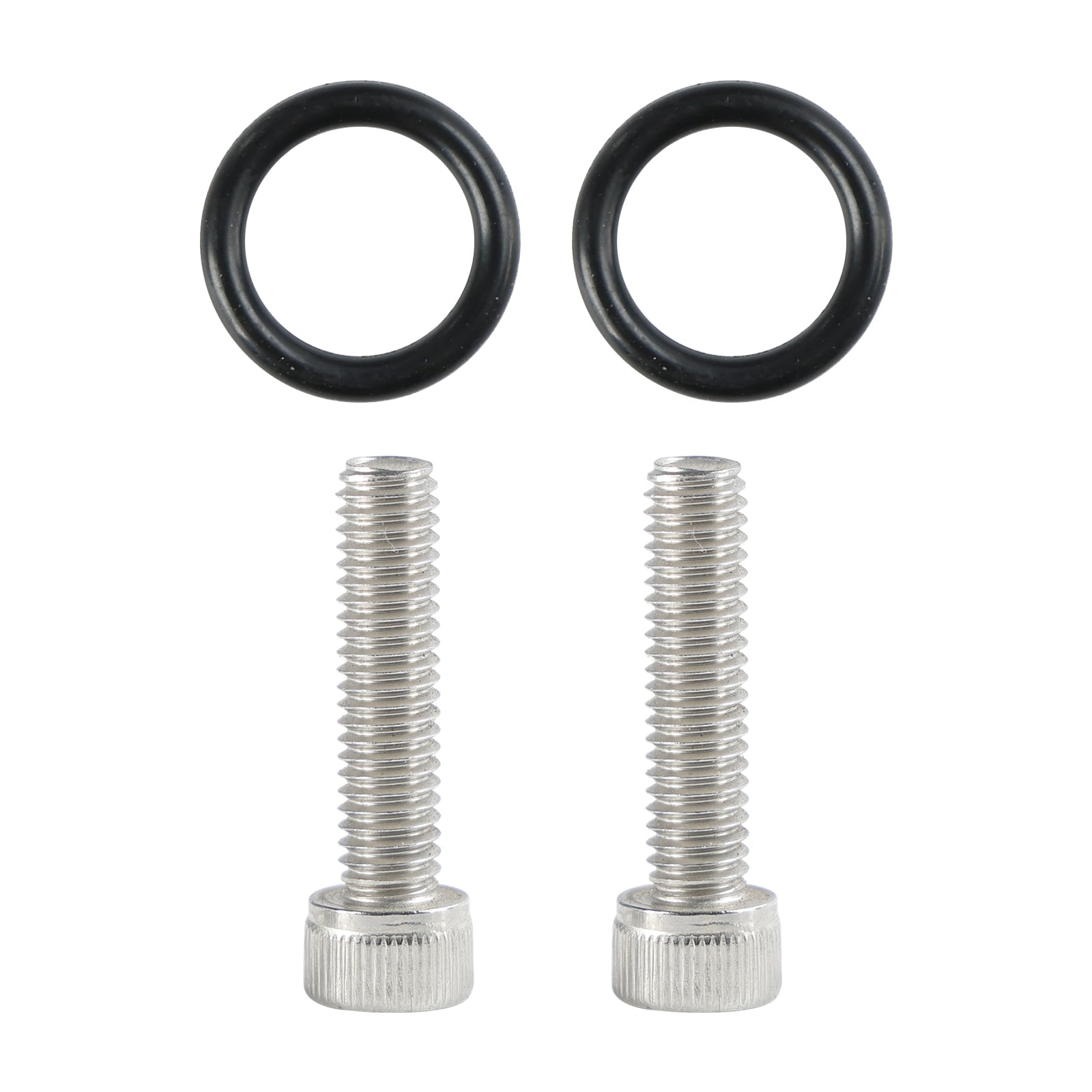 2 Pack Oil Cooler Adapter -6AN ORB Oring In/Out Port Plate LS1 LSX LS3 LS LS2
