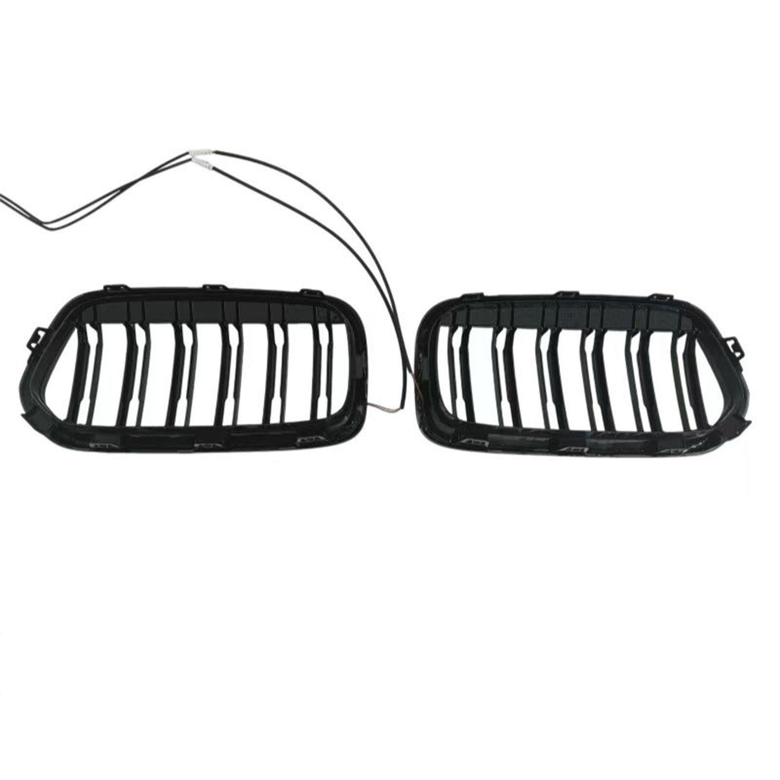 2018-2023 Fit BMW X2 Series F39 Black Front Bumper Grill Grille Double Slat