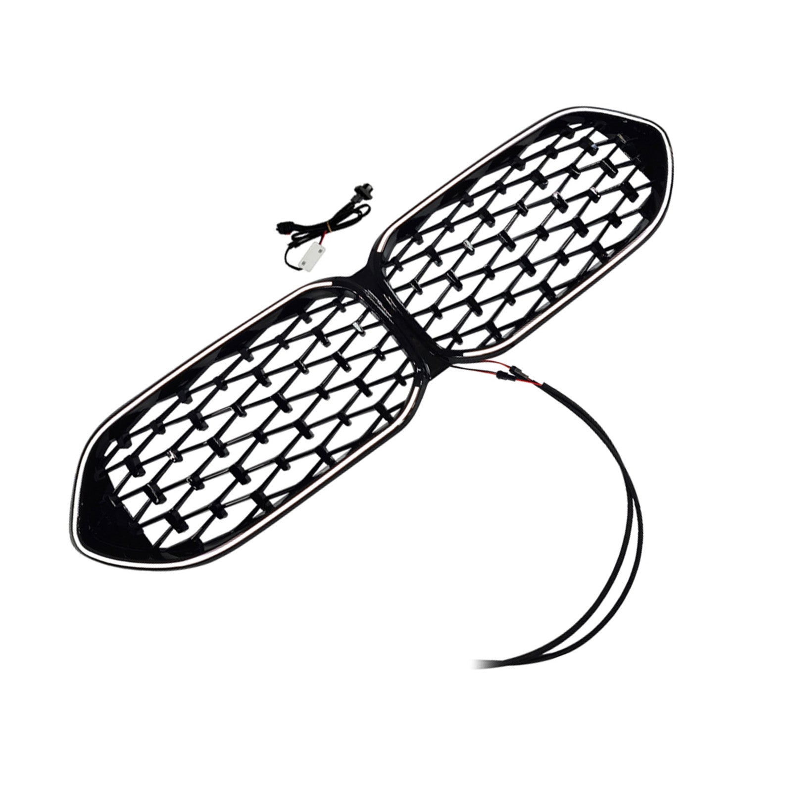 2020-2023 Fit BMW 2 Series F44 Coupe Diamond Gloss Black Front Grille Grill