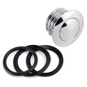 Chrome Billet Aluminum Pop Up Screw In Gas Cap For Sportster Softail Dyna 82-19