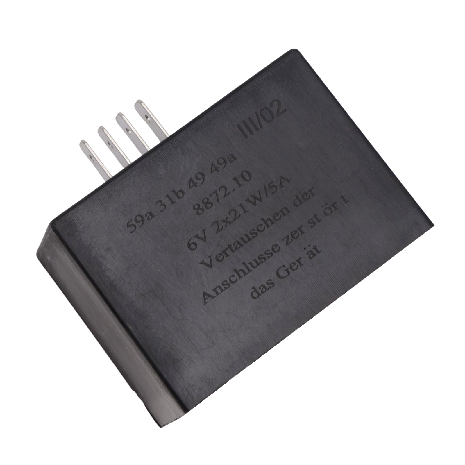 Voltage Regulator Flasher Relay fit for Simson 6V 2X21W/5A RELAY S50 S51 S53 S80