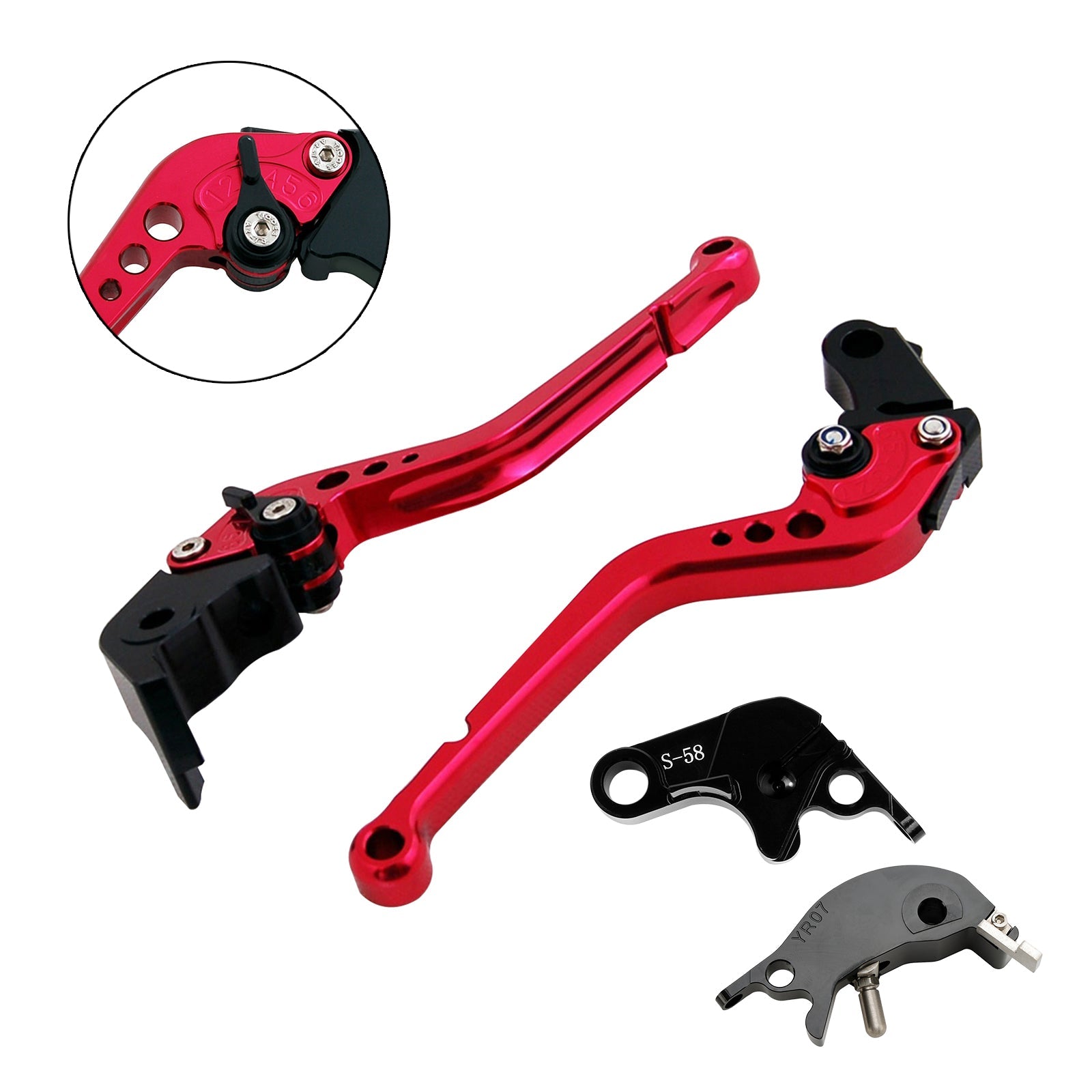 Long Clutch Brake Lever fit for YAMAHA YZF R7 MT-10/SP FZ-10/SP 2022-23