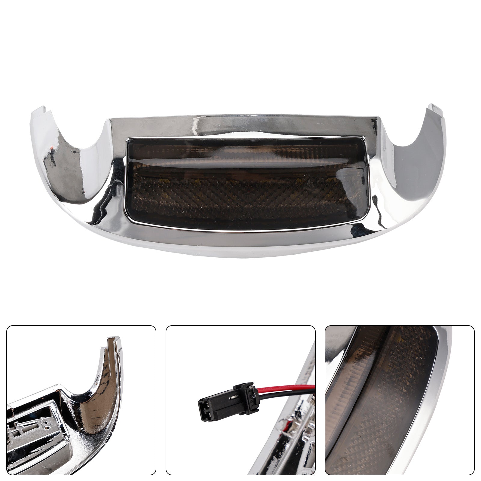 Front Fender Tip LED Lens Fit For Electra Glide Ultra Limited Low 2014-2023
