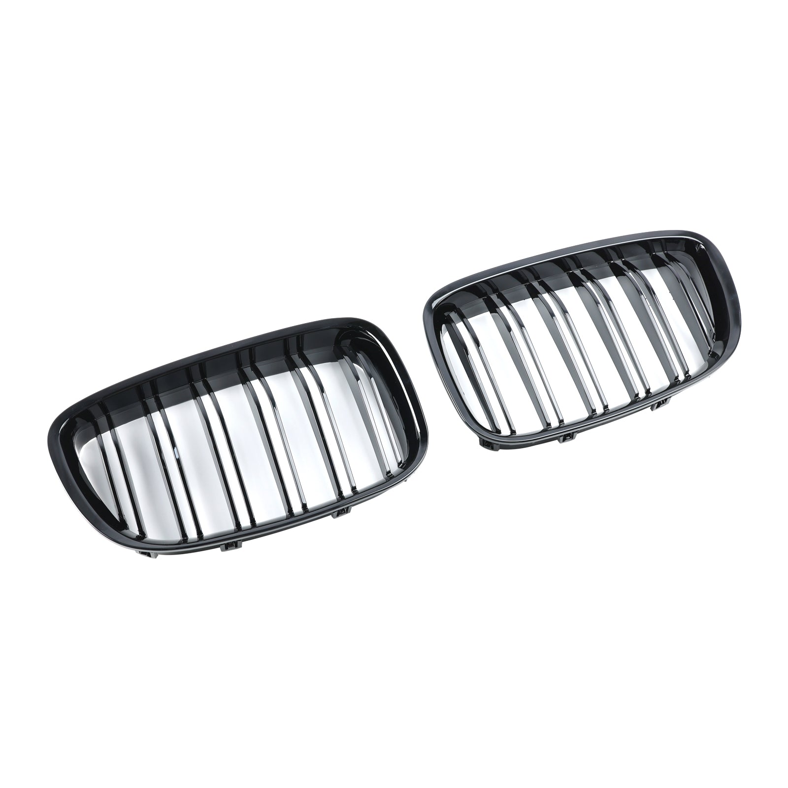 2009-2017 BMW 5 Series GT F07 Gloss Black Front Kidney Grille Grill 51137200169 51137200170