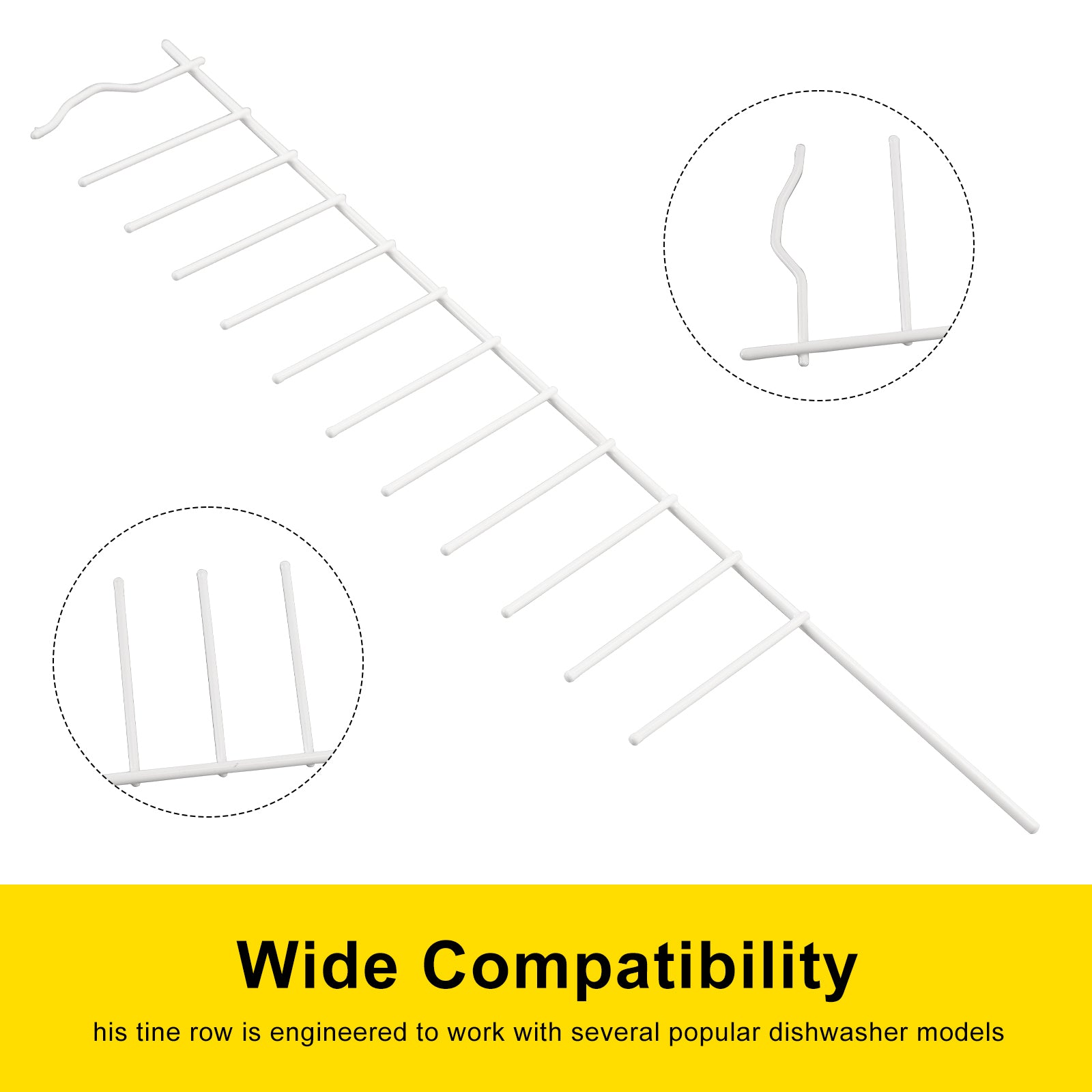 Repl AP5951430 WP8051250 Dishwasher Tine Row W10728160 For Kenmore/KA/Maytag