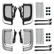 Tracer LED Lower Fairing Lower Grills Lights For Electra FLH/T Road Glide Black