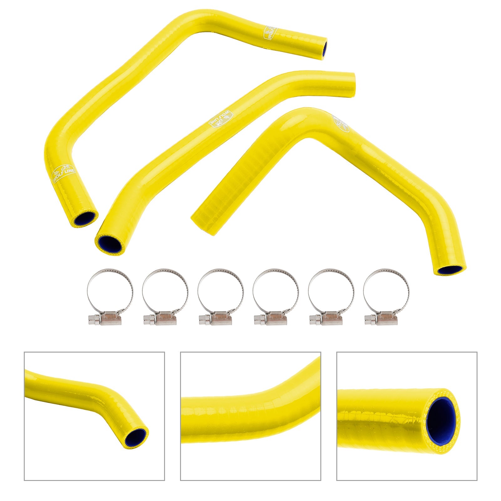 2023-2024 Kawasaki ZX4R ZX-4RR Silicone Radiator coolant Hose kit