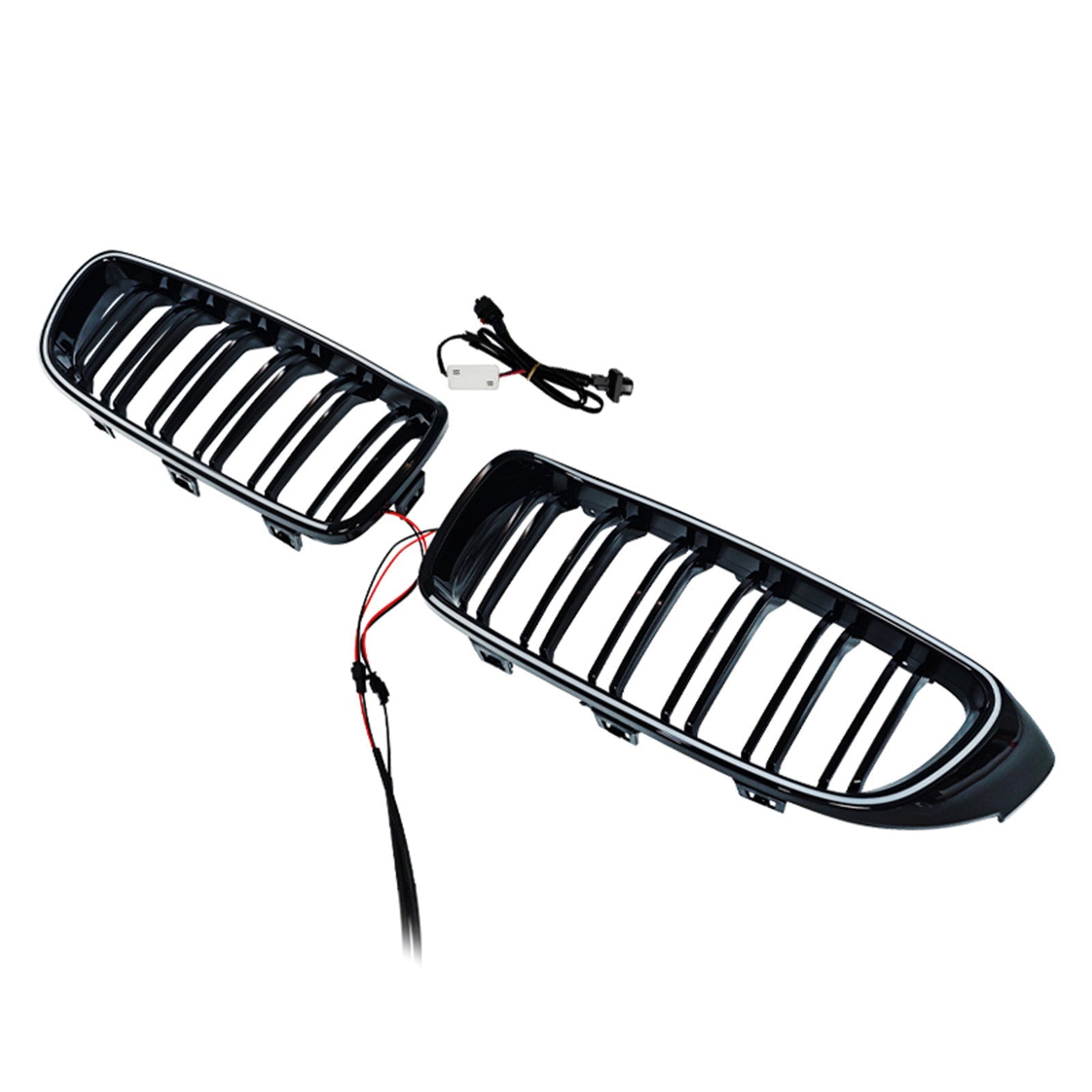 2014-2020 Fit BMW F32 F33 F36 F82 Black Front Kidney Grille Grill Dual Slat