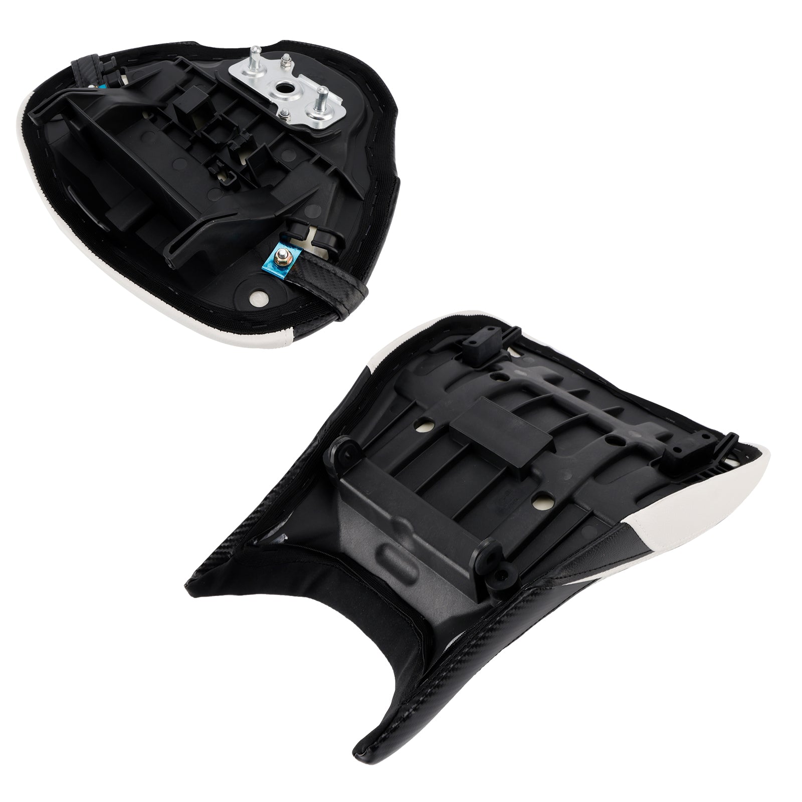 2022-2024 For Suzuki Hayabusa 1300 Lower Front W/ Rear Seat Driver Pillion White