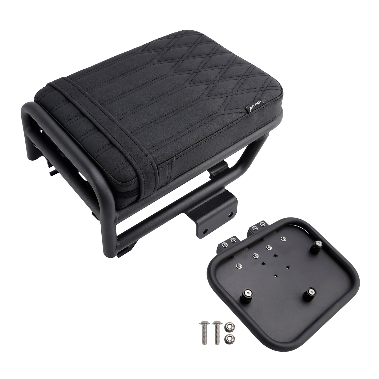 2020-2023 For Honda Ct125 Huntercub Kit Saddlebag Bracket & Rear Seat Cushion Brown