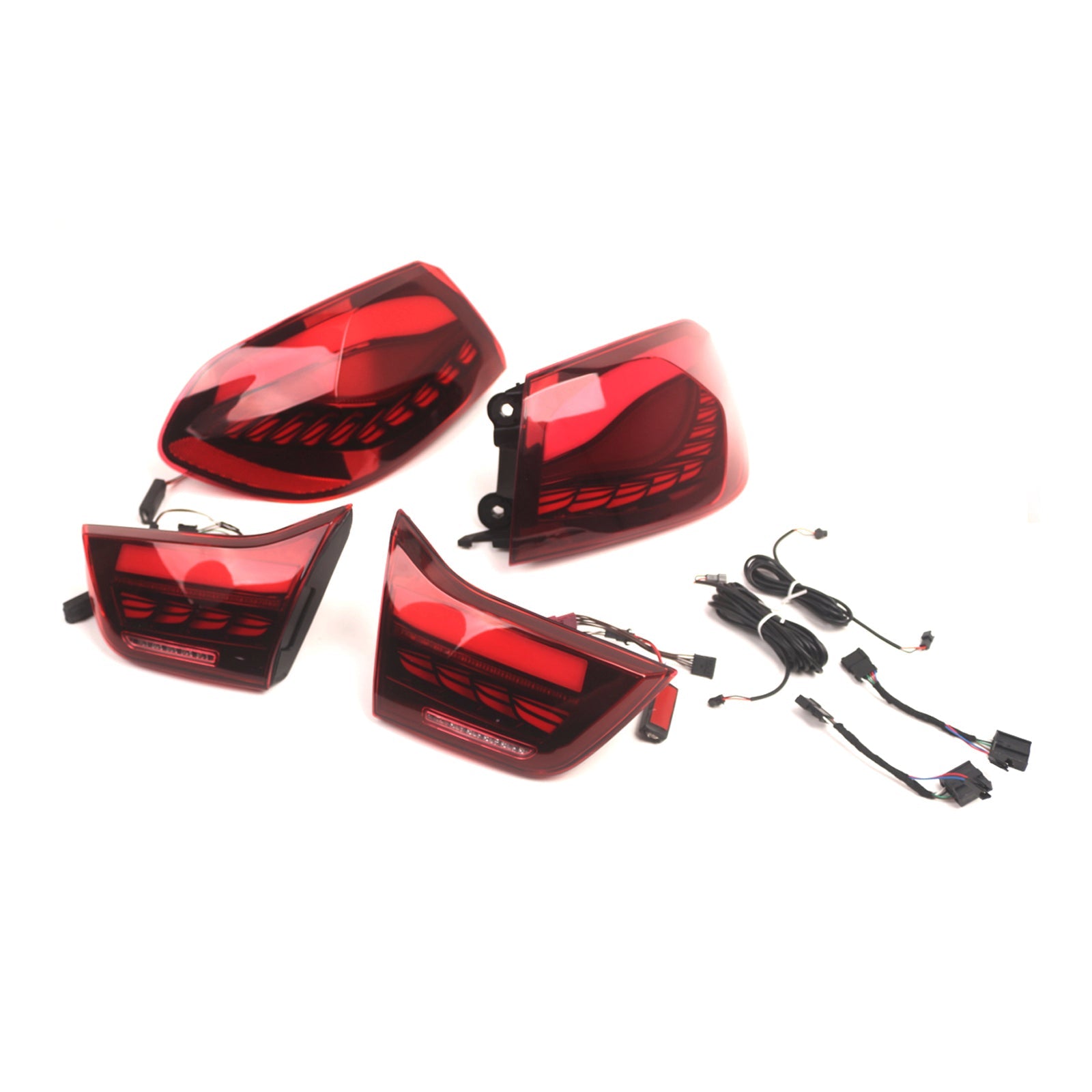 2014-2020 BMW F36 (Gran Coupe/Convertible) L&R Red LED Tail Lights Rear Lamp Assembly 63217296100 63217296099