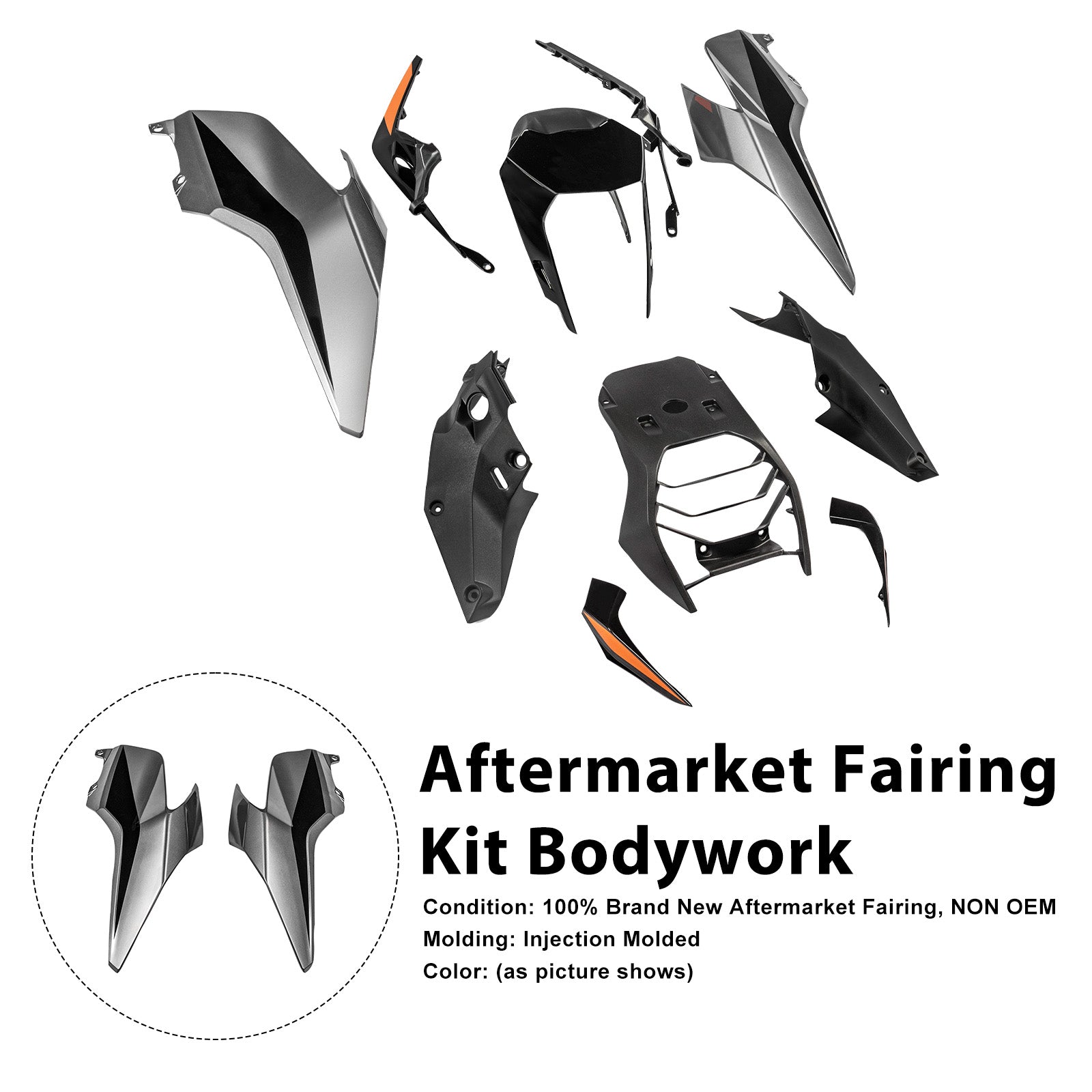 Injection Bodywork Fairing Kit for 390 DUKE 2017-2023