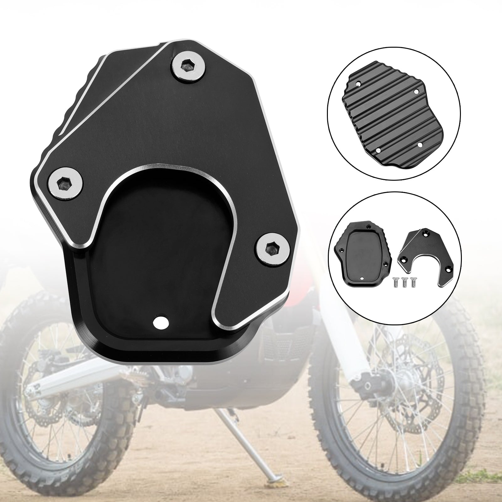 2017-2020 Honda CRF250L Kickstand Enlarge Plate Pad