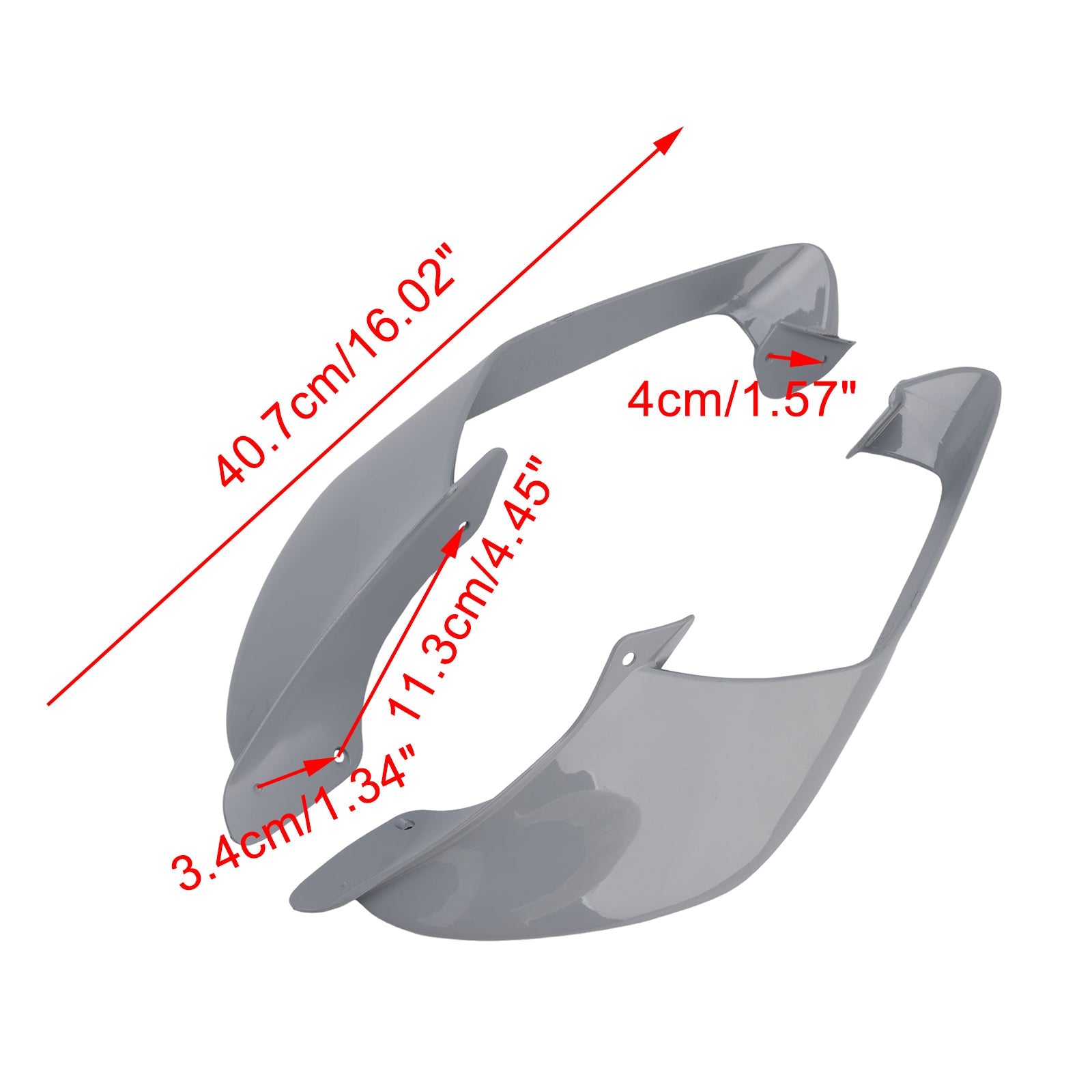 2021-2024 Yamaha YZF R1 R1M Front Side Winglets Wings Spoiler Fairing