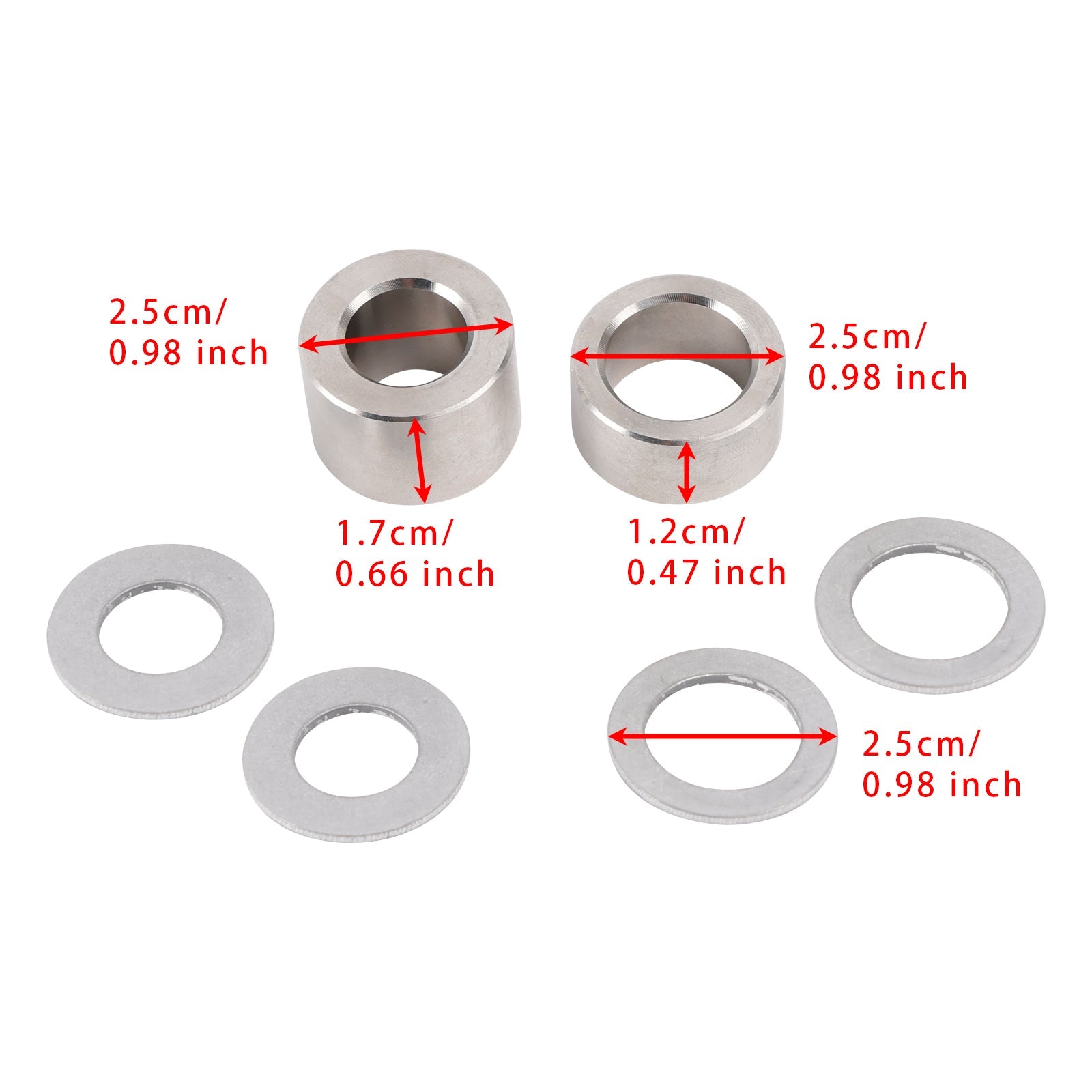 2Pack 1600036 Bypass Tube Eliminator Kit Aluminum Shunts And Sealing Washers