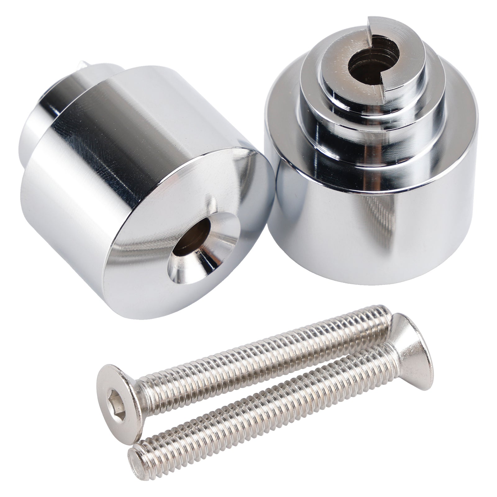 Silver Handlebar End Weight Kit For Honda VFR 800 F Fi CB 700 750 S F CBR 1100 XX