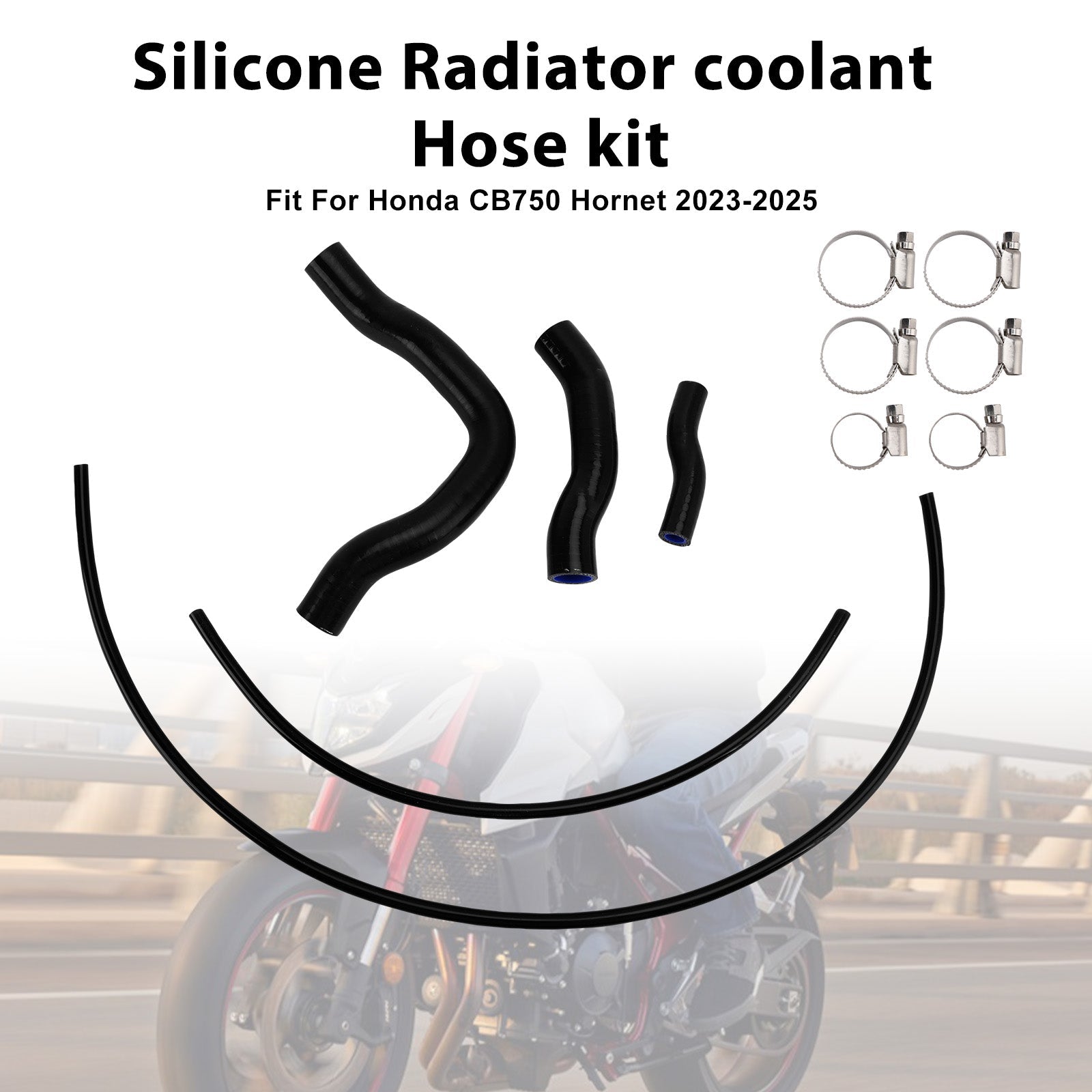 2023-2025 Honda CB750 Hornet Silicone Radiator coolant Hose