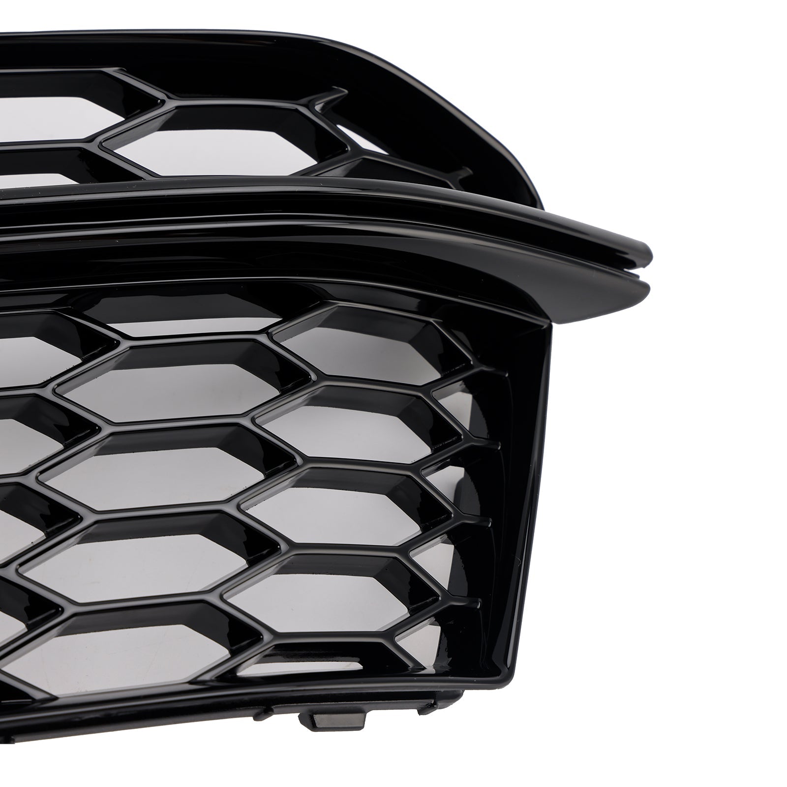 2013-2016 AUDI A5 S-Line S5 2PCS Front Fog Lamp Black Grille Grill