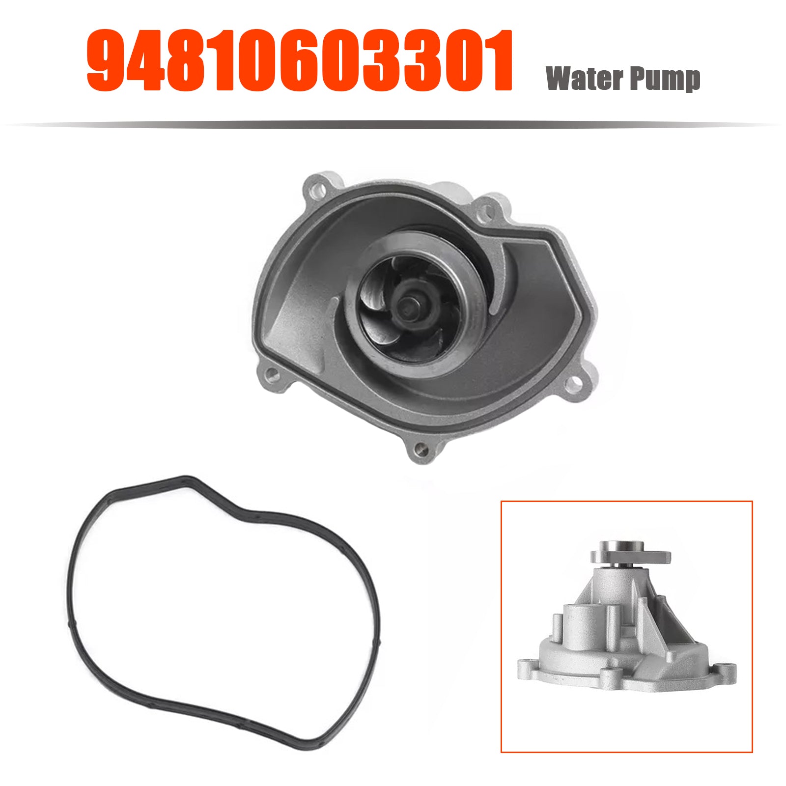 2008-2018 Porsche Cayenne Turbo Water Pump 94810603301 1803020